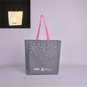 Reflective Polyester Tote Bag